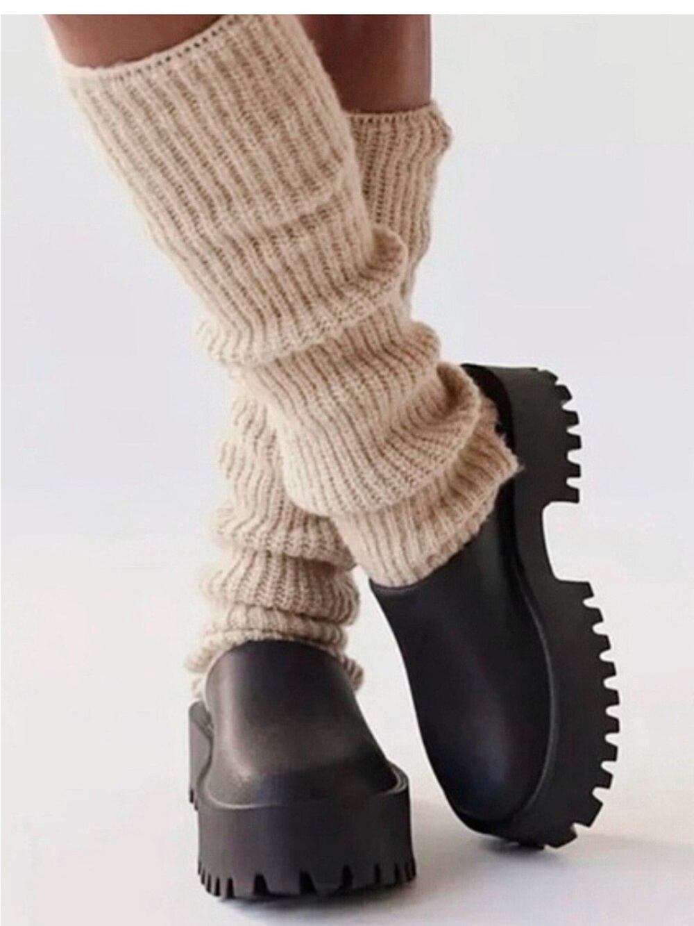 Jeffrey Campbell Chunky Platform Clogge Mule Black Sz 7 Euro 38